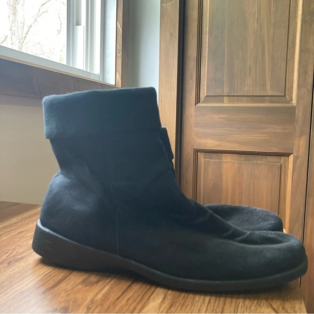 5/$15 NWOT Black Faux Suede Boots 9